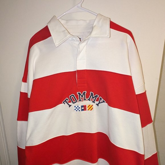Tommy Jeans long sleeve polo shirt - Picture 1 of 4